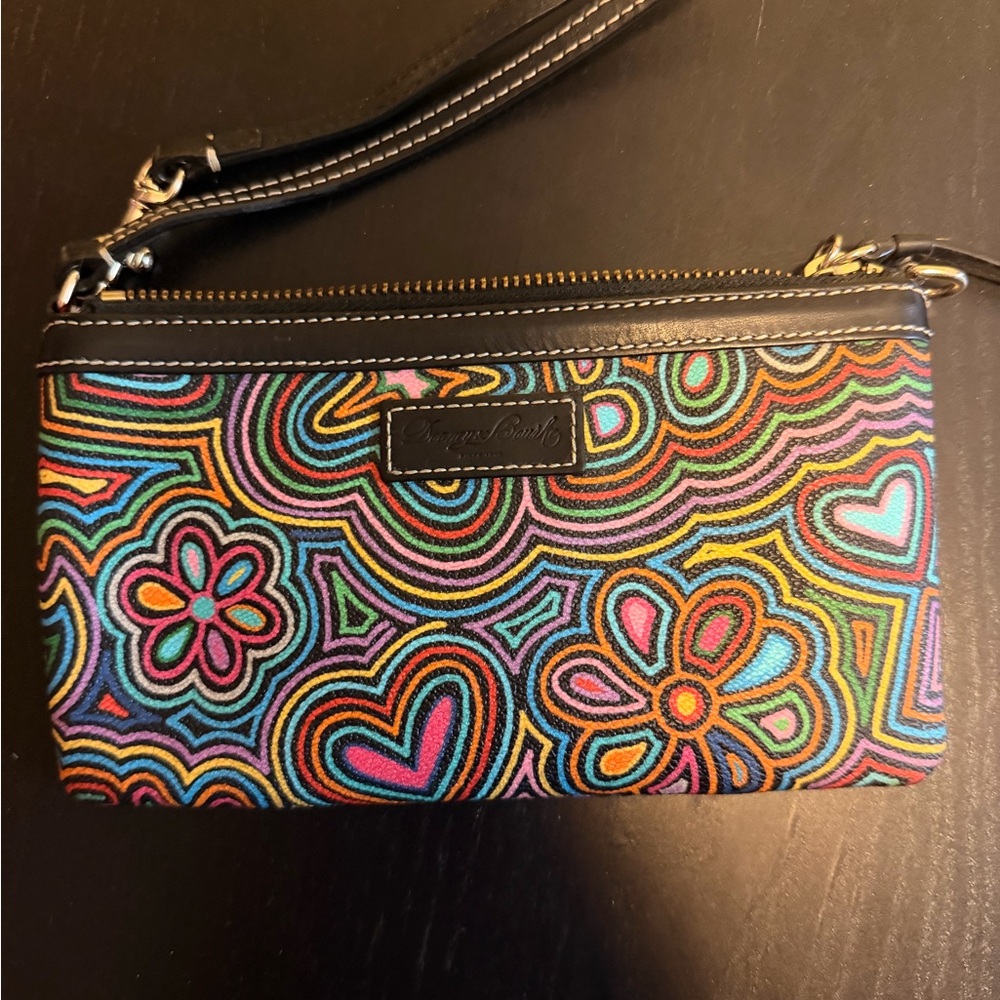 Colorful Patterned Wristlet Clutch